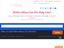 Tablet Screenshot of ehowsuperstore.com